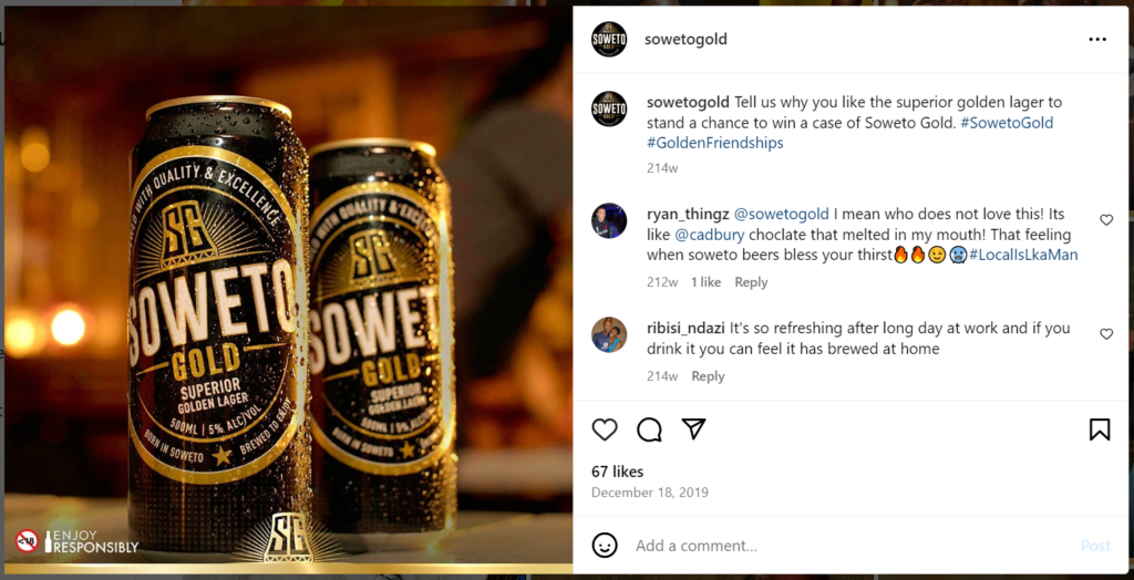 Soweto Gold listed on BrownPages